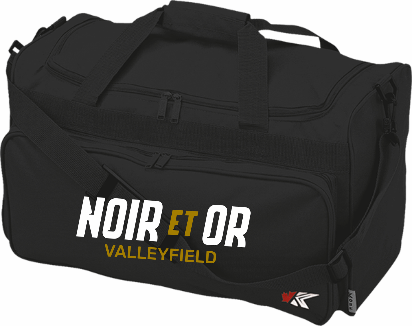 Duffle Bag- Cegep de Valleyfield - Noir et Or
