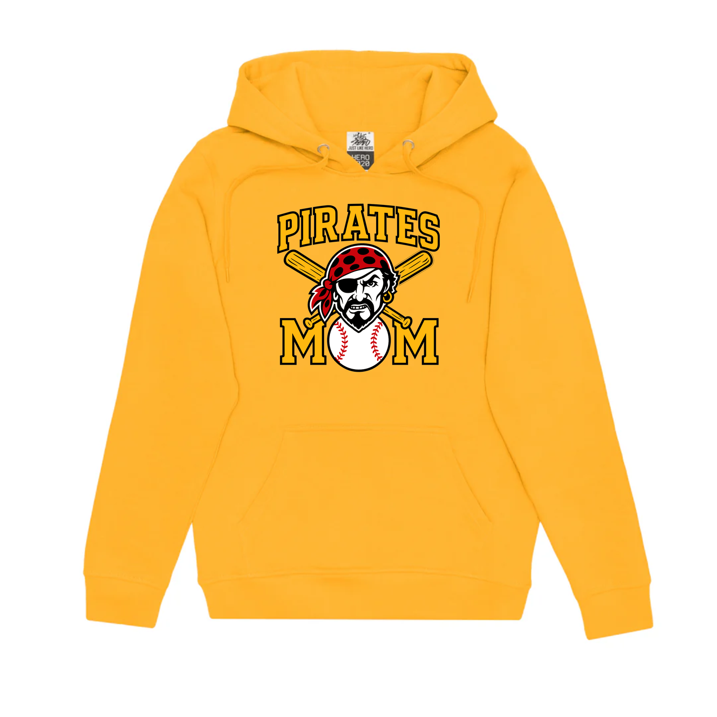 Hoodie Baseball MOM Hero - Pirates Presqu'île