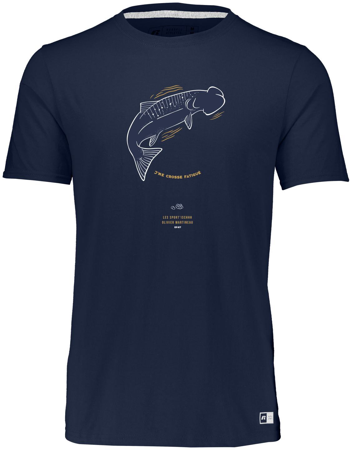 T-shirt « Les Sport’ischhh » Saumon