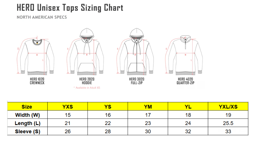 Crewneck Hero - Logo de l'école des Canotiers