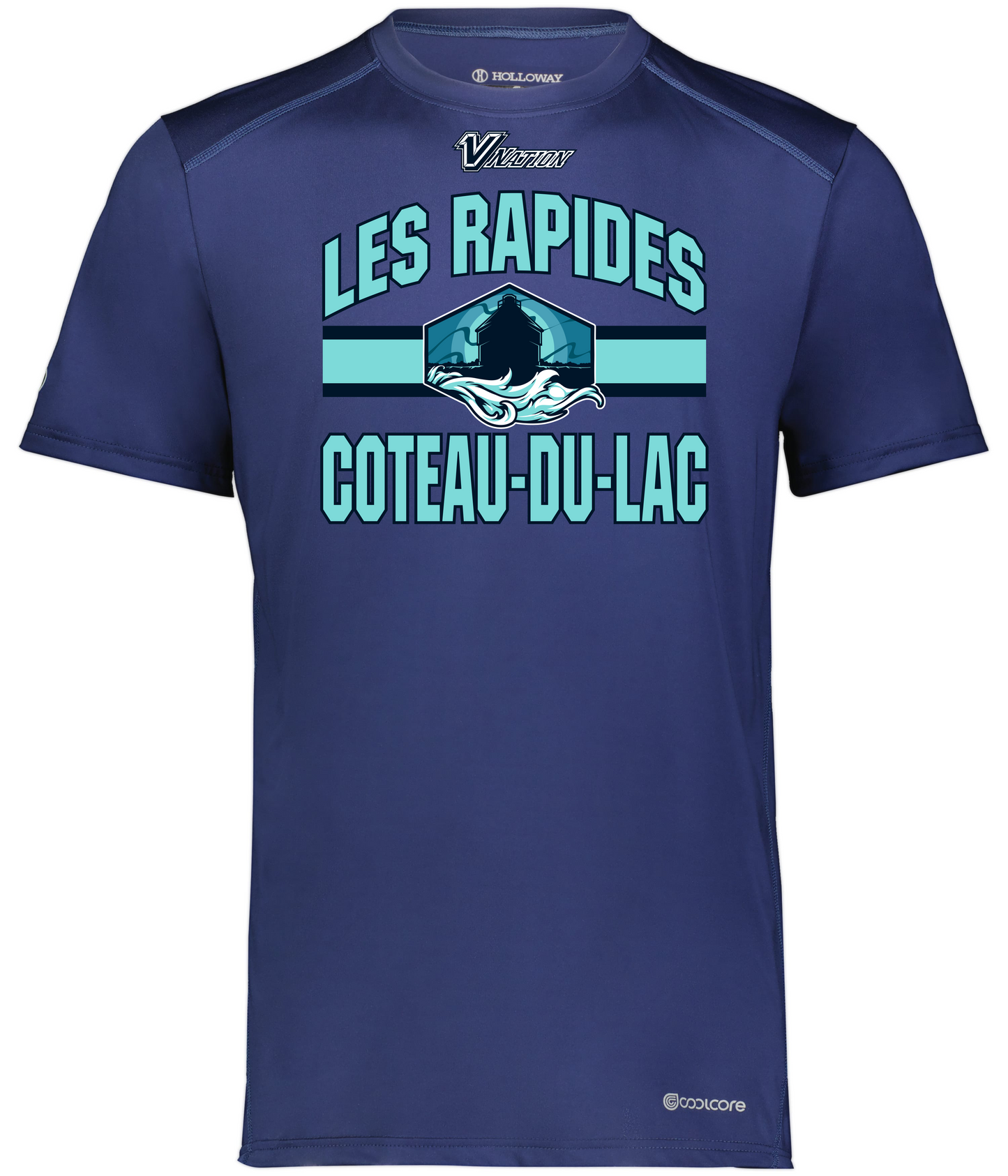 T-shirt Coolcore Manches courtes - Rapides Coteau-du-lac