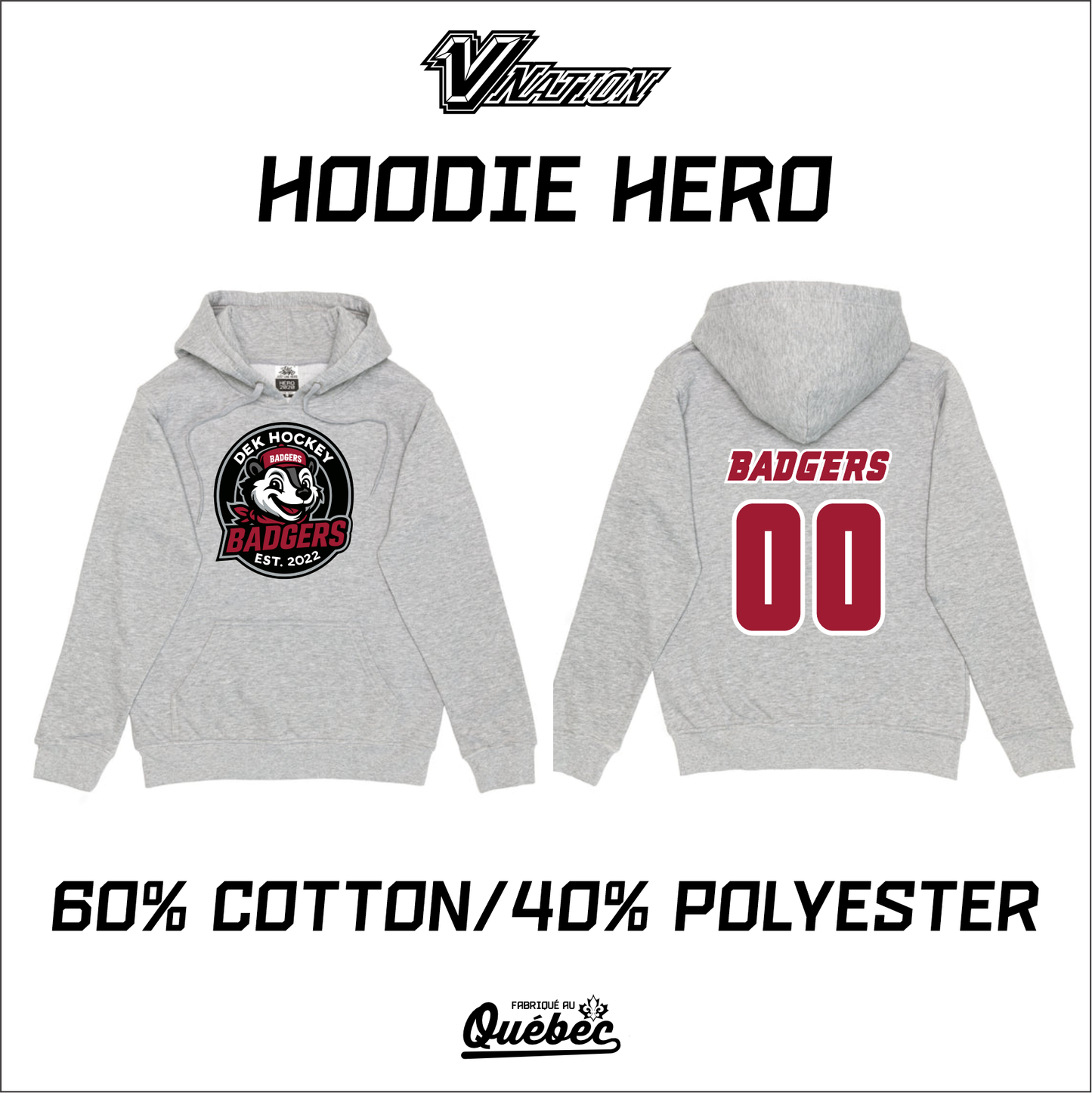 Hoodie Hero - Badgers