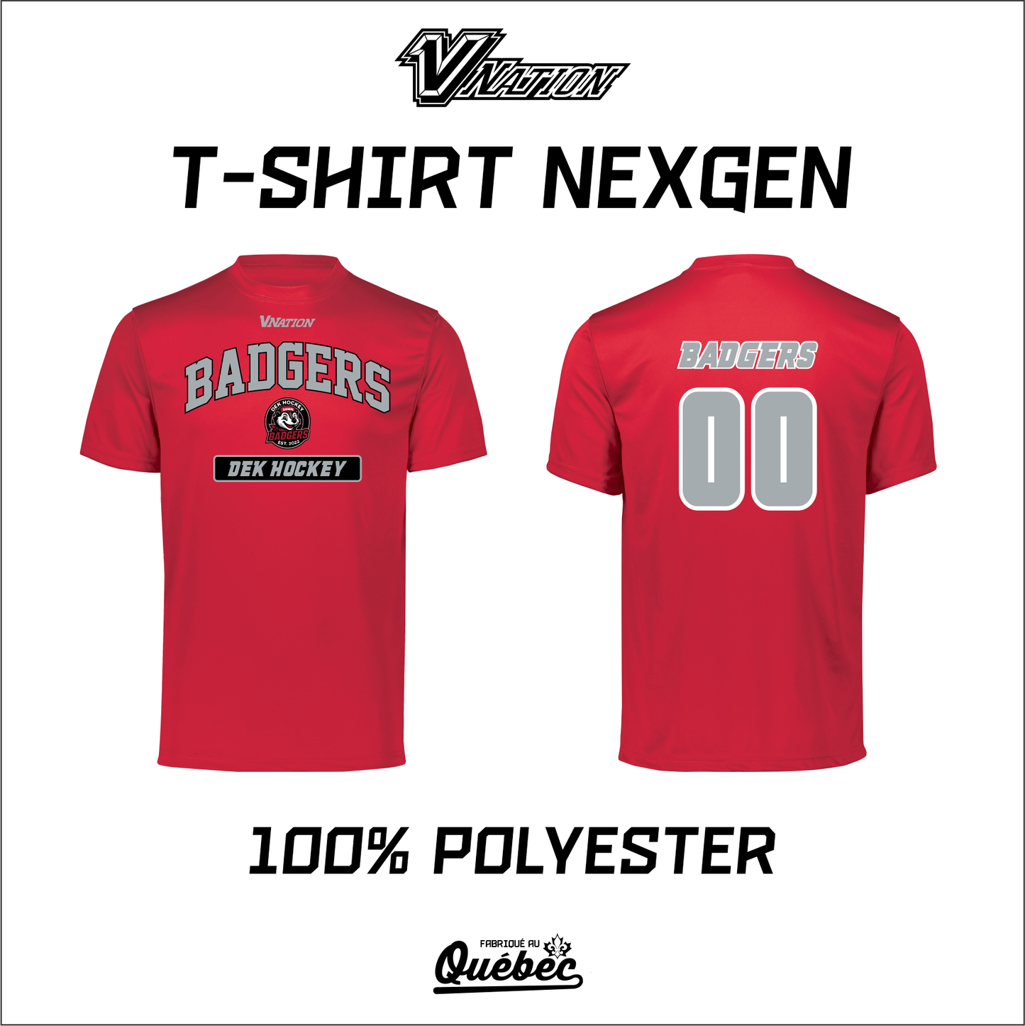 T-shirt Nexgen - Badgers