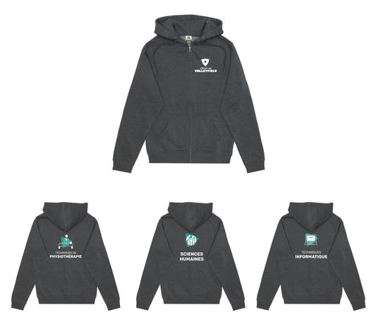 Hoodie Hero Zip de techniques-Cegep de Valleyfield
