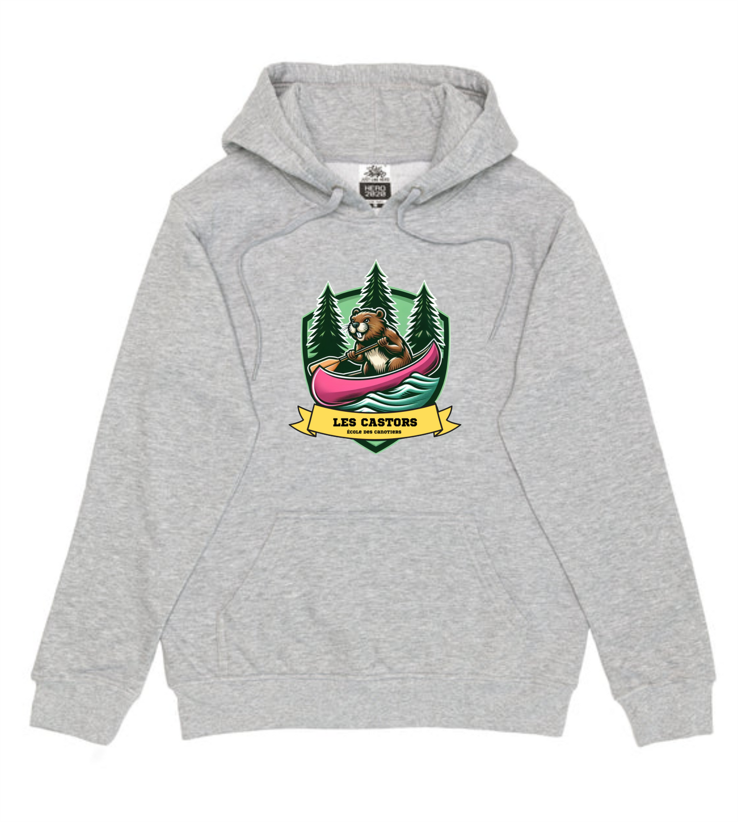 Hoodie Hero Adulte- Logo des castors