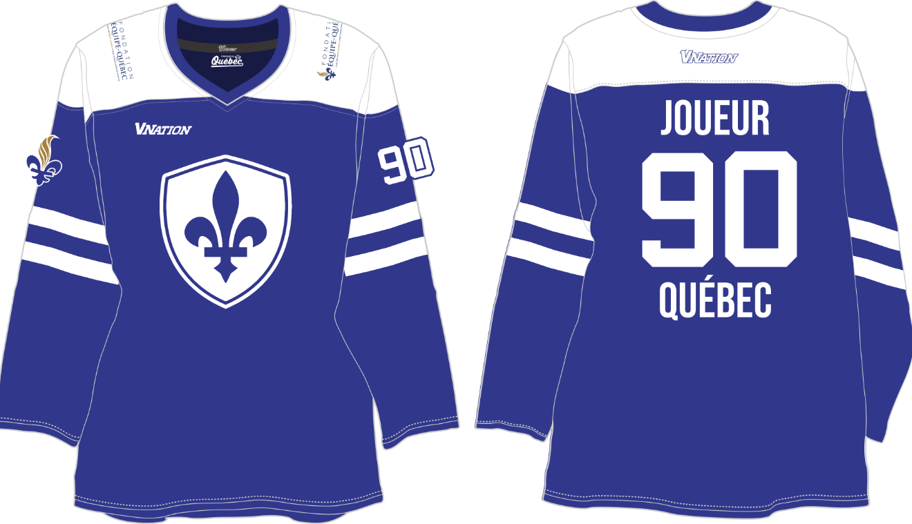 Chandail hockey - Fondation équipe Quebec