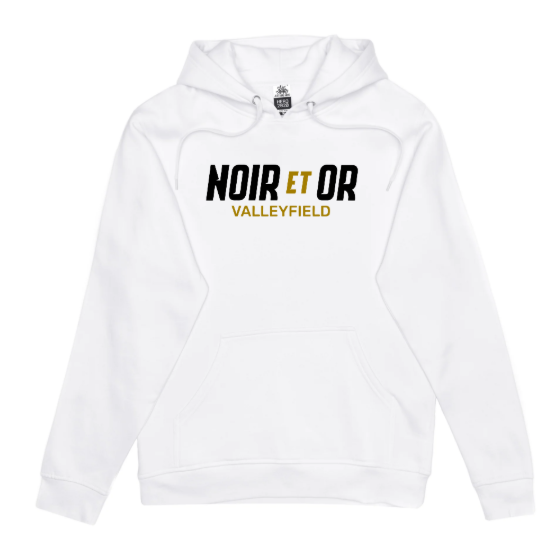 Hoodie Hero Noir et Or - Cegep de Valleyfield