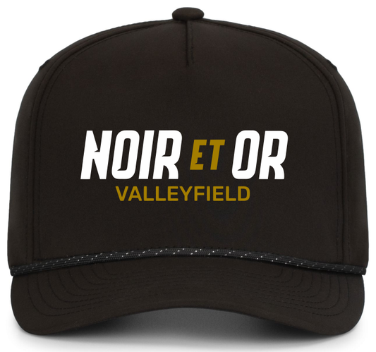 Casquette Weekender p421 DTF-Noir et Or-Cegep de Valleyfield
