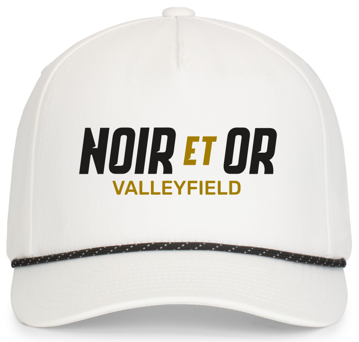 Casquette Weekender p421 DTF-Noir et Or-Cegep de Valleyfield