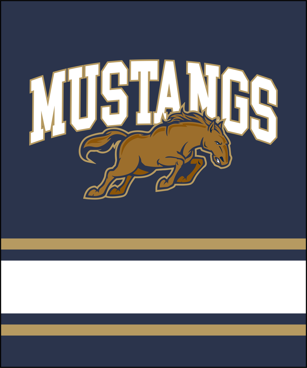 Couverture sherpa-MUSTANGS