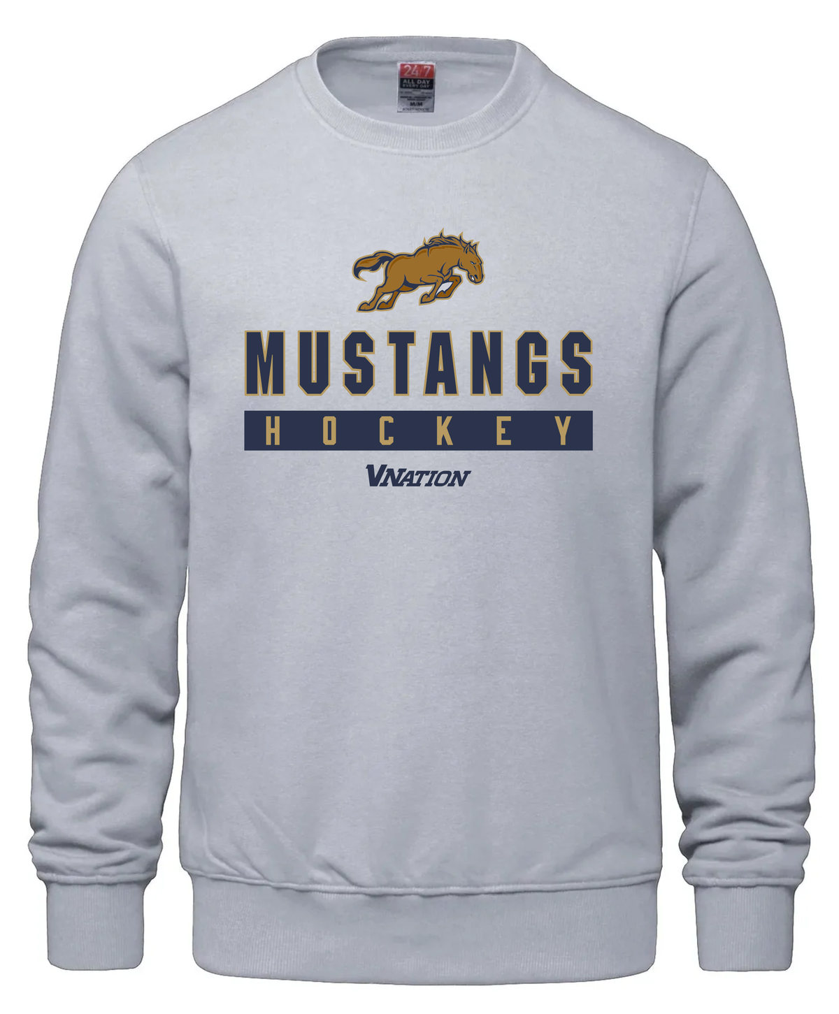 Crewneck Crew - MUSTANGS
