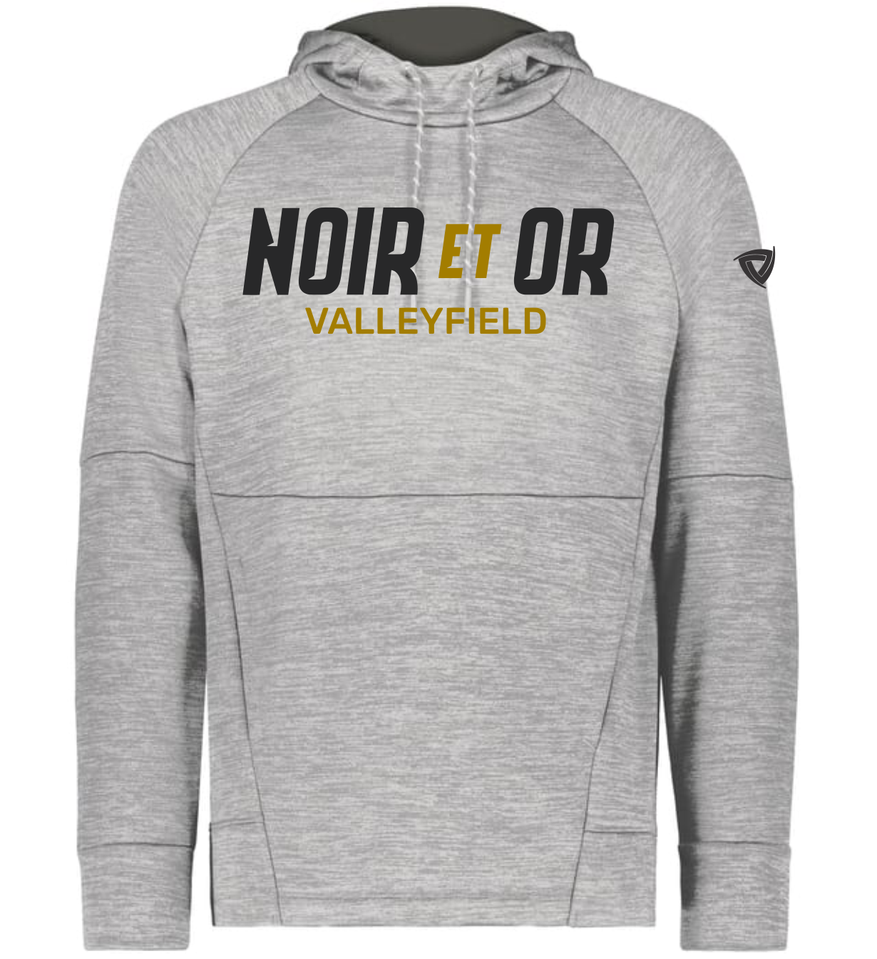 Hoodie All Pro - Noir et or- Cegep de Valleyfield