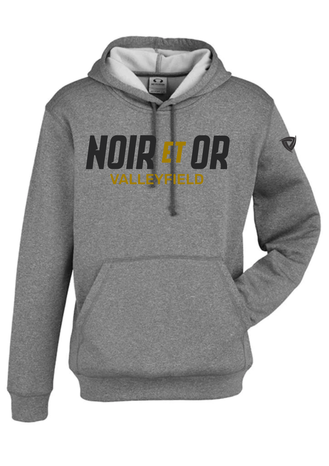 Hoodie Hype - Noir et Or - cegep de Valleyfield