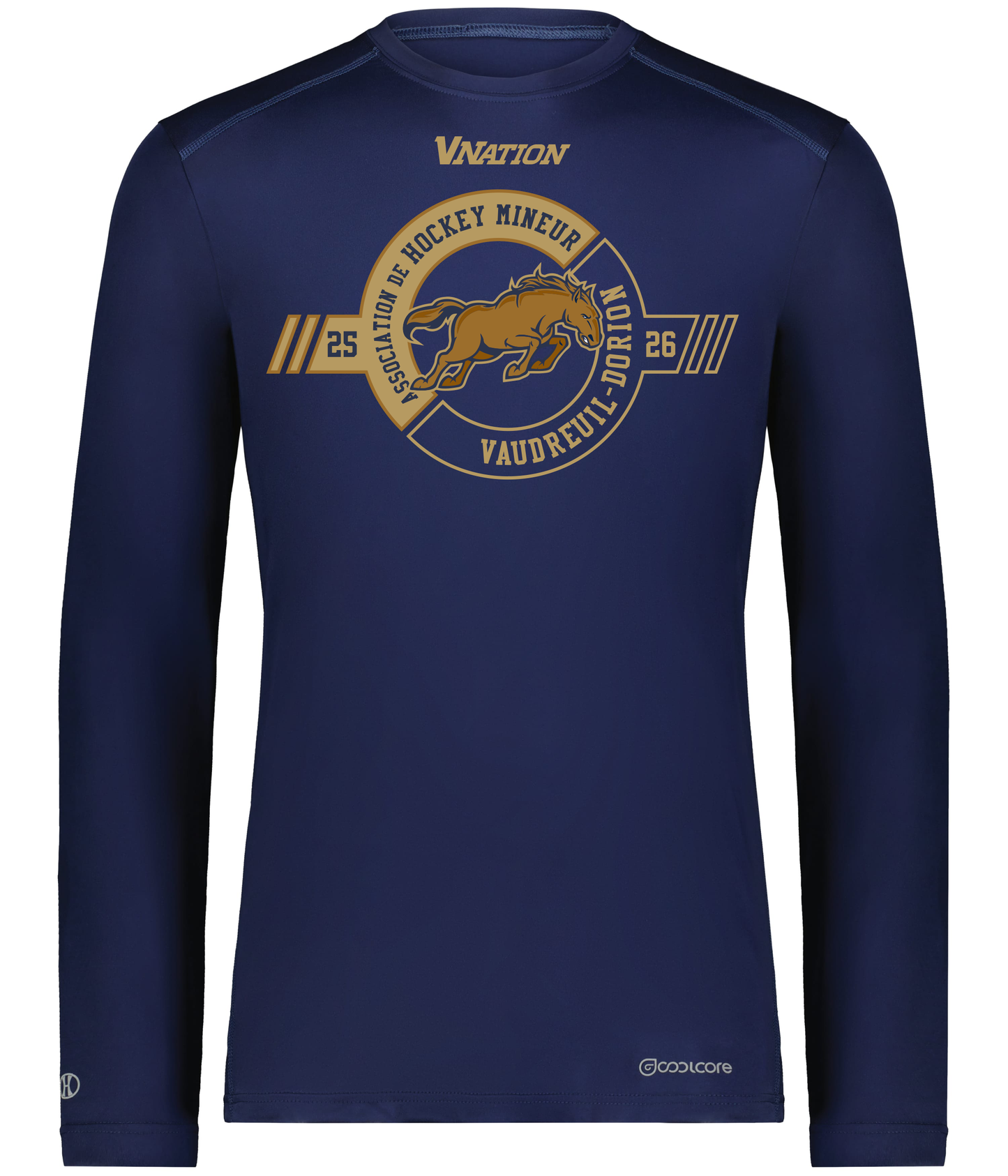 T-shirt Coolcore Manches LONGUES - MUSTANGS