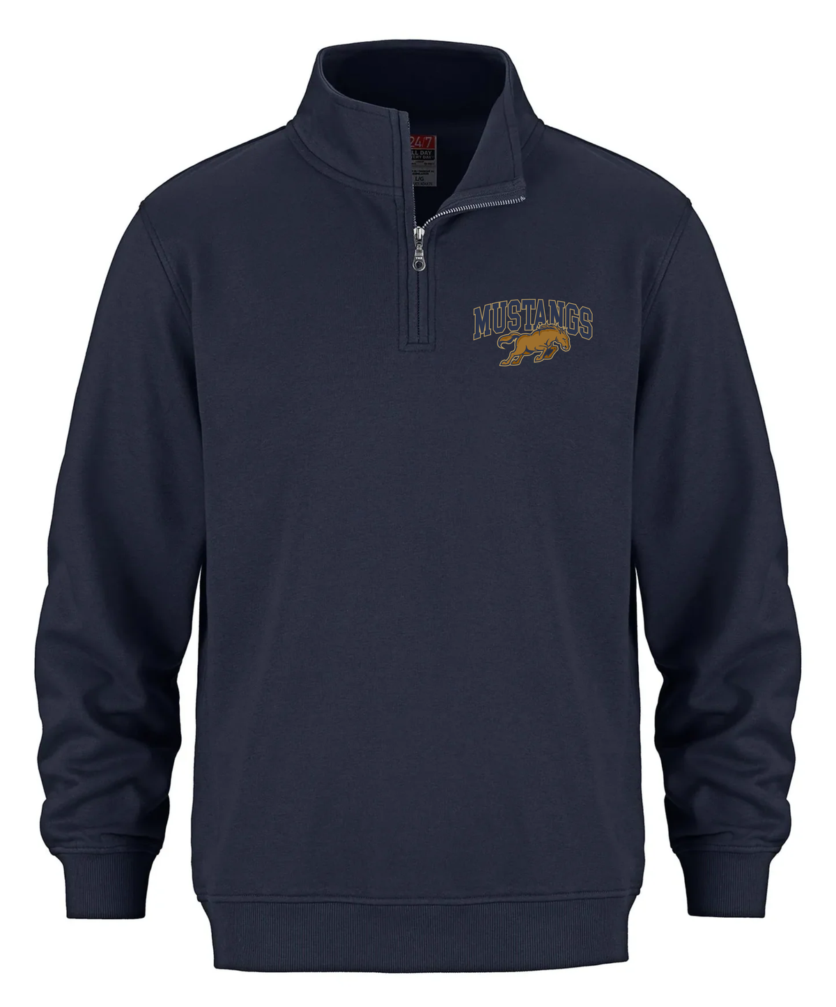 1/4 Zip Hero - MUSTANGS