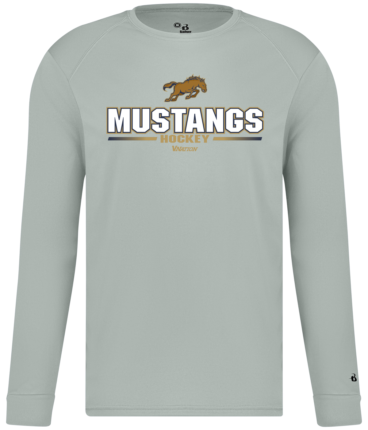 Manches longuesB-core Badger-MUSTANGS