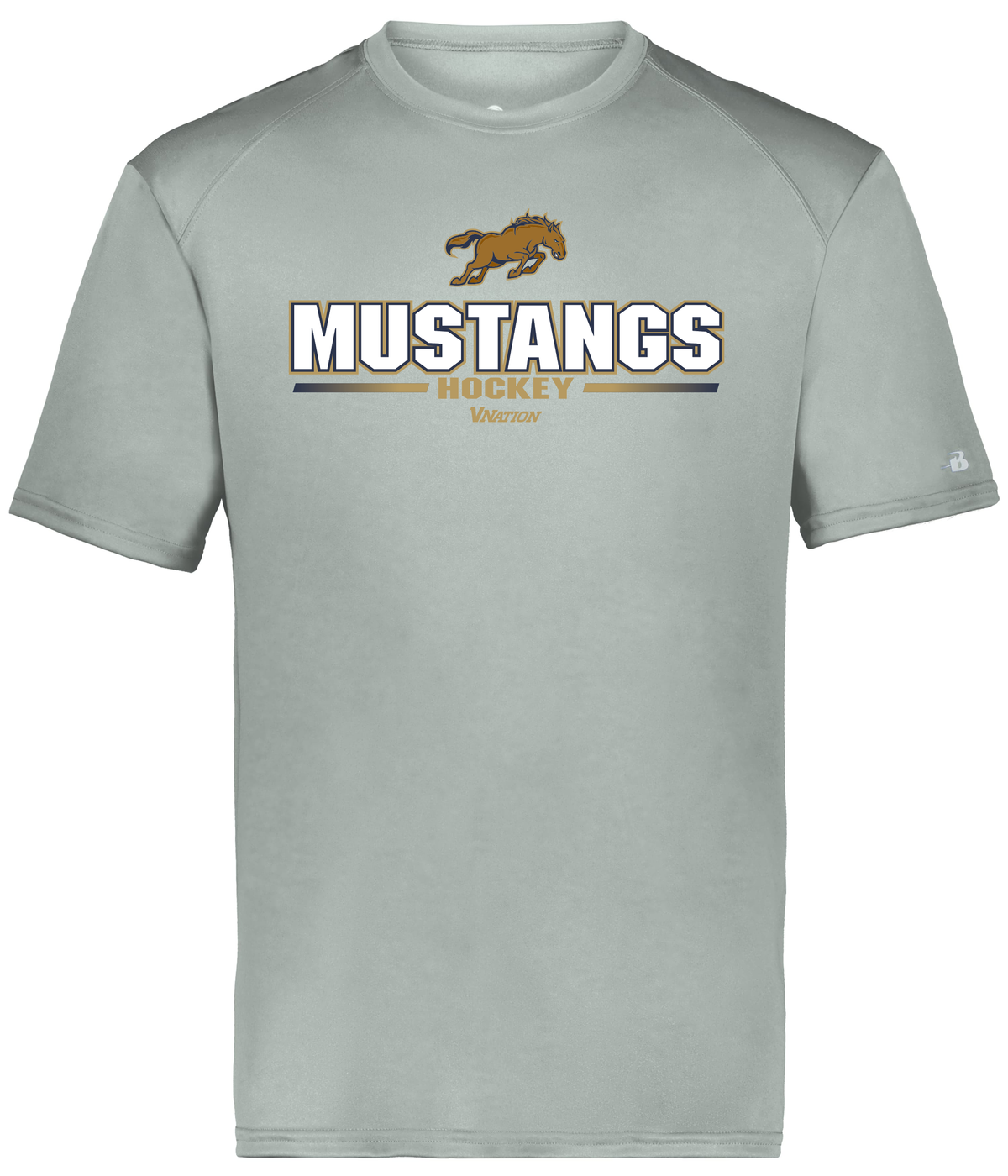 T-shirt B-core Badger- MUSTANGS