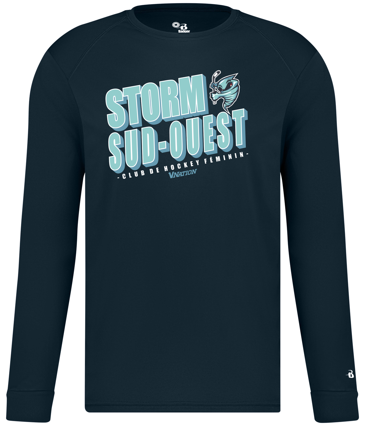 Manches longues B-core Badger-STORM