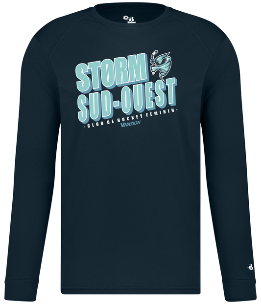 Manches longues B-core Badger-STORM