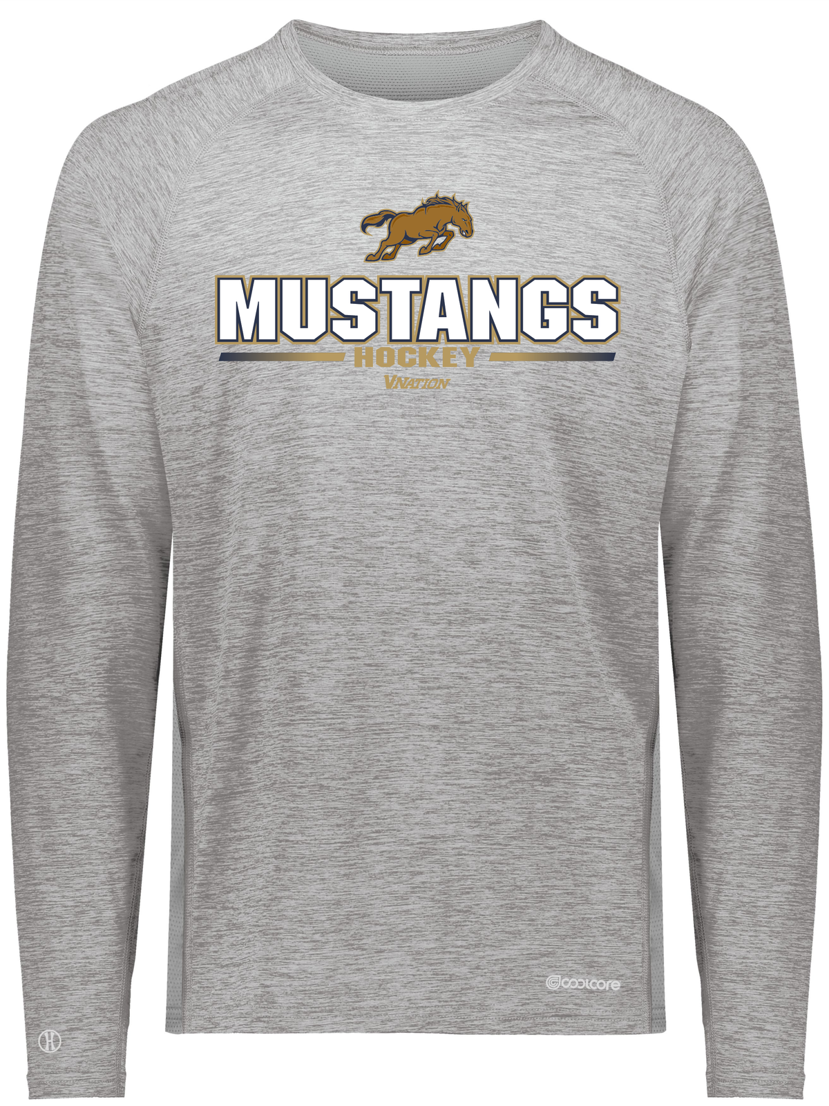 Manches longues performance-momentum-MUSTANGS