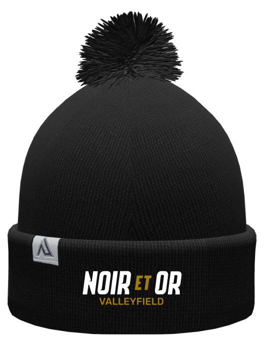 Tuque 641k-Noir et Or