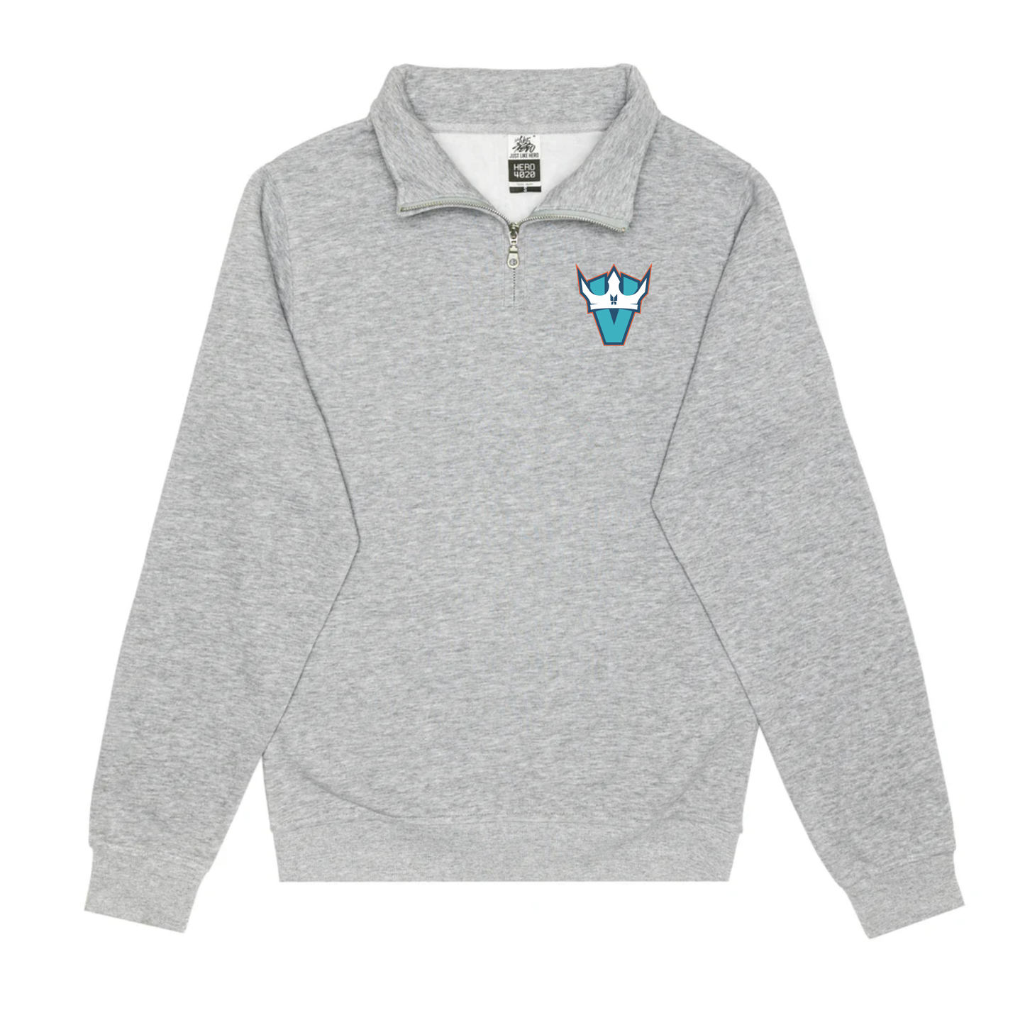 1/4 Zip Hero - Les Valeureux-Papillon-Bleu