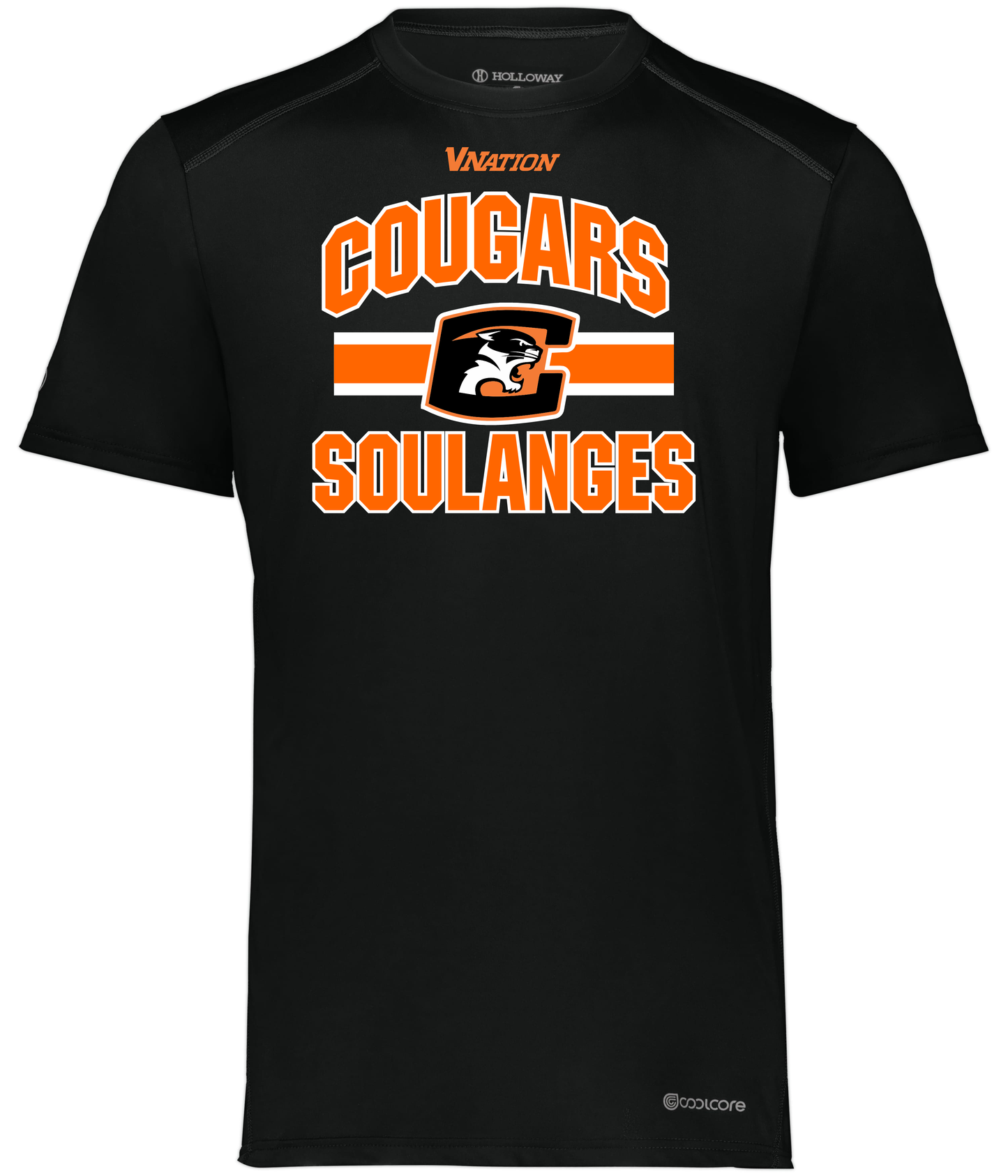 T-shirt Coolcore Manches courtes- Cougars Soulanges
