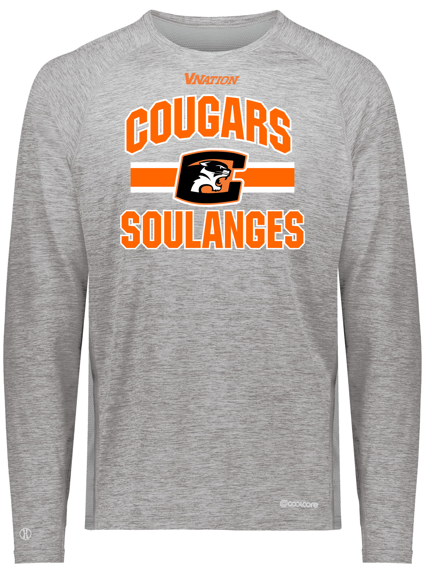 T-shirt Coolcore Manches longues- Cougars Soulanges