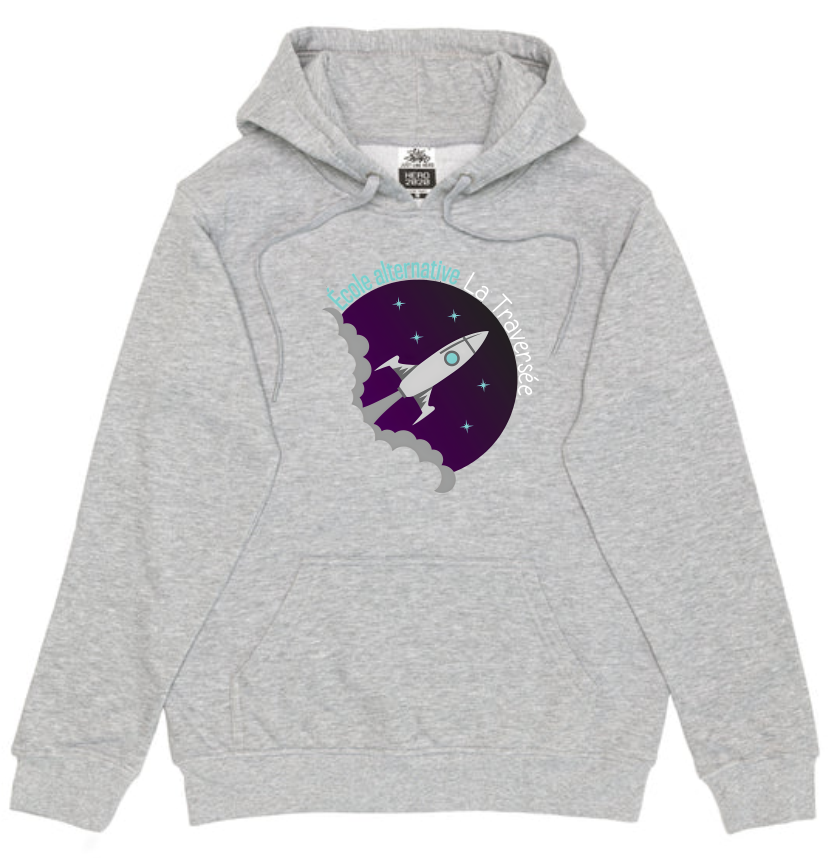 Hoodie Hero -École alternative la traversée