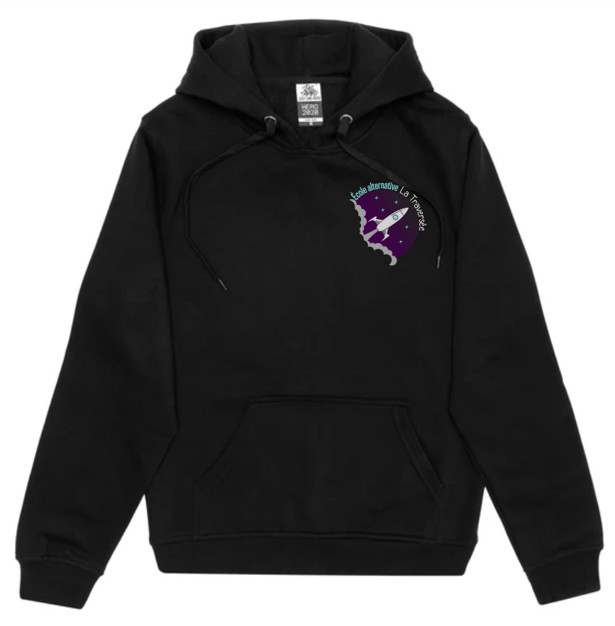Hoodie Hero -École alternative la traversée