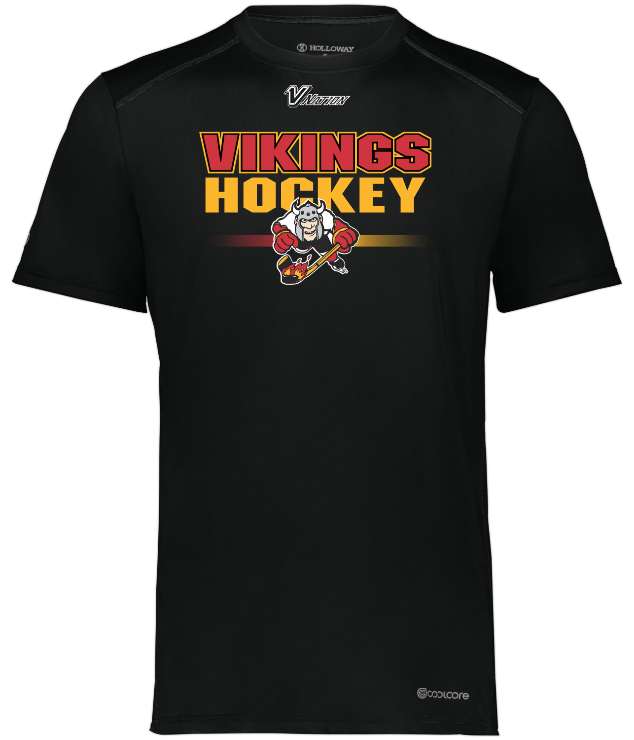 T-shirt Coolcore Manches COURTES - VIKINGS AHMVD